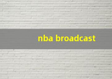 nba broadcast